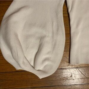 White sweater, size medium